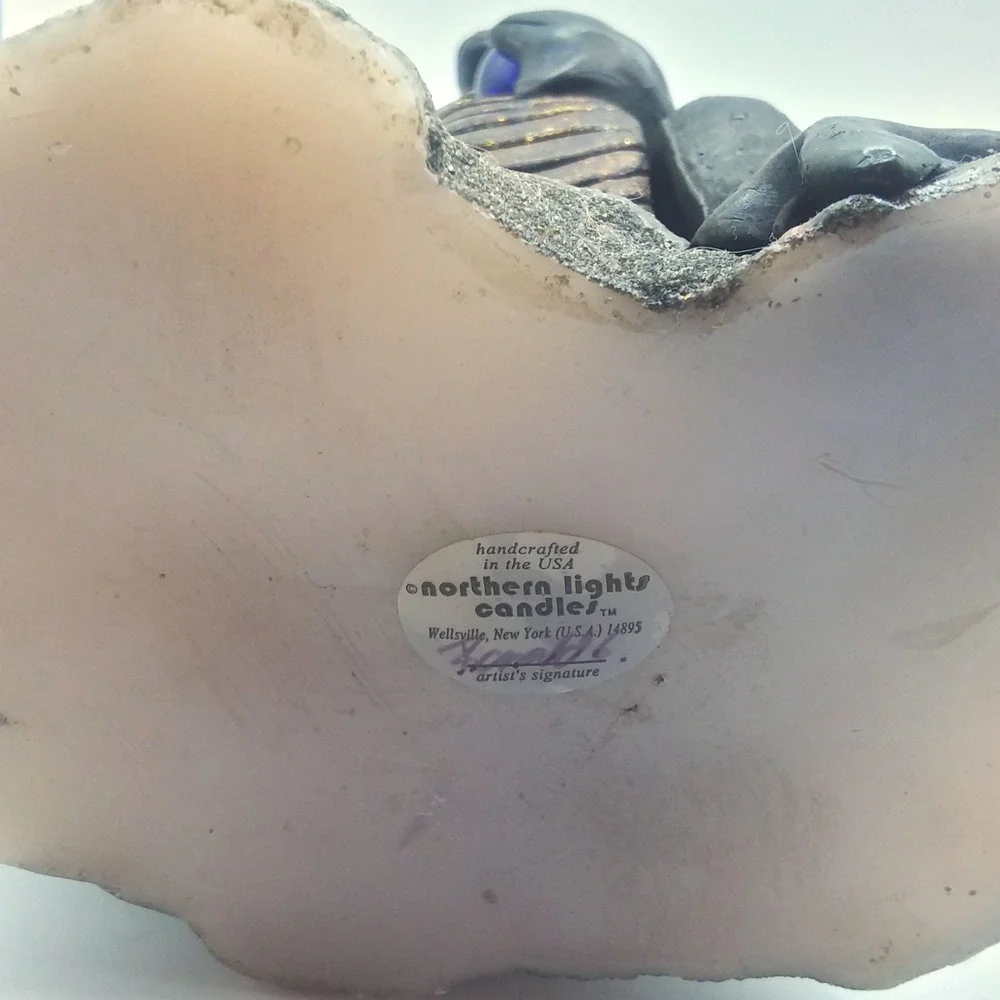 Northern Lights Signed Dragon Candle Gothic Winged‎ 9